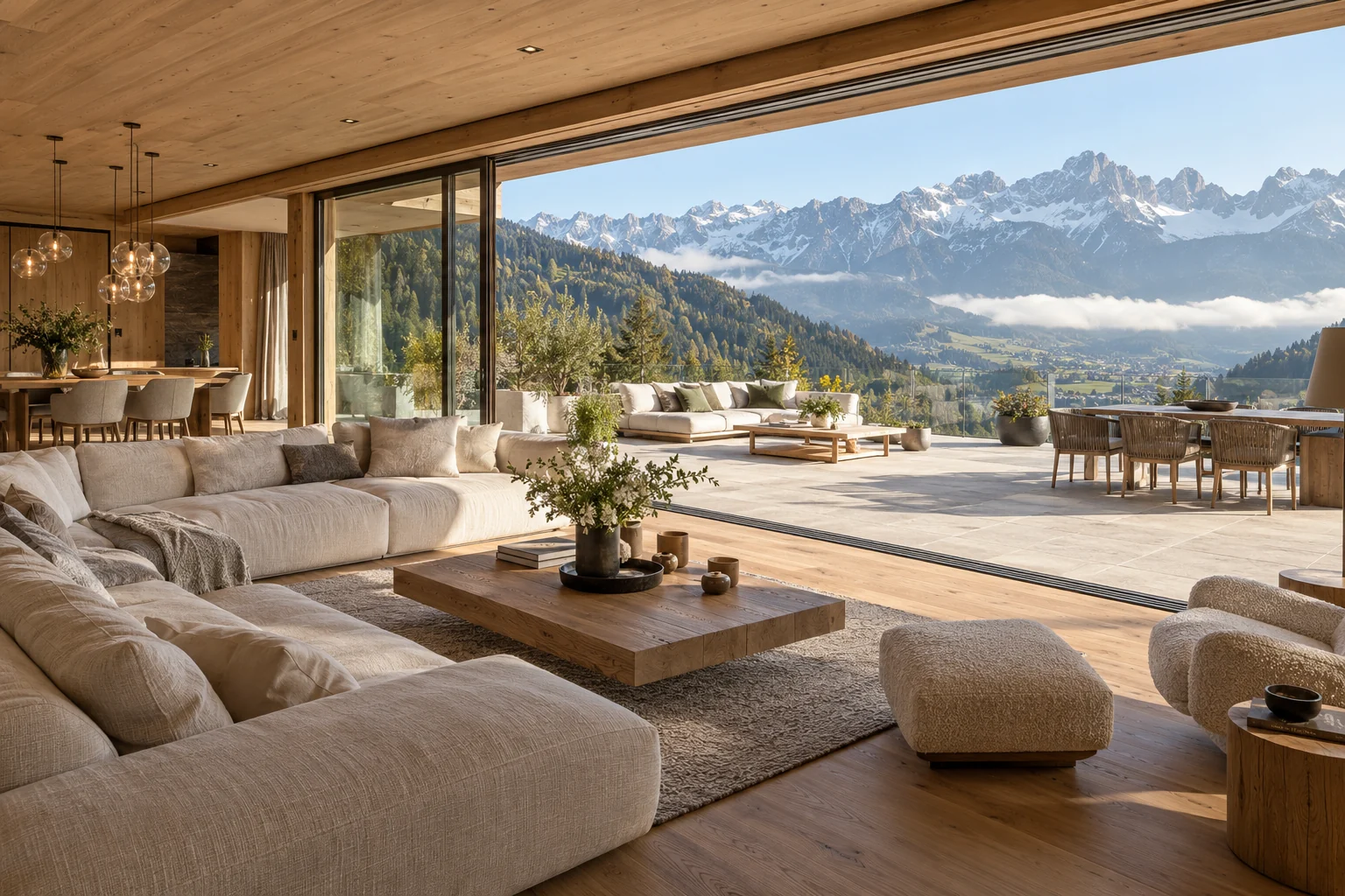 KI-generiertes Symbolbild – Panorama Penthouse